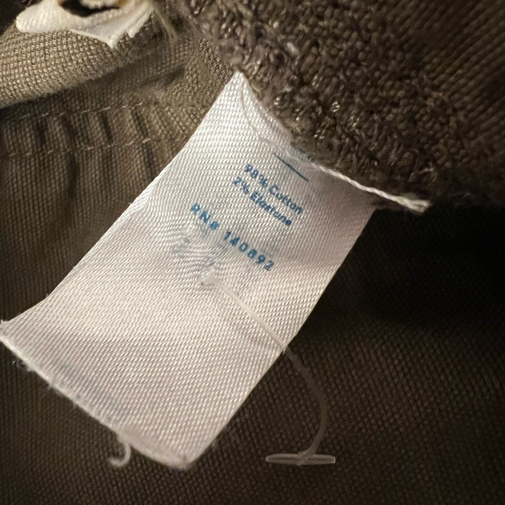 Marine Layer Maya Utility Pants crop in Olive Green 8 - Picture 5 of 6